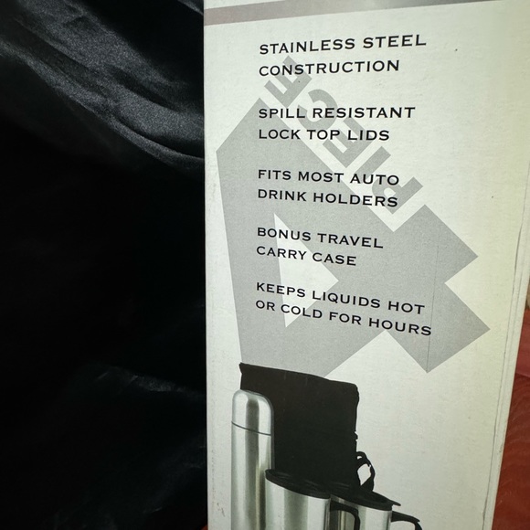 New 4 piece stainless steel travel mug set - Picture 7 of 9